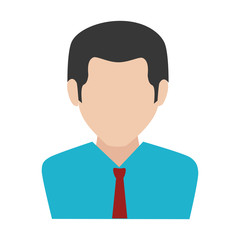 man guy boy person suit tie face head icon vector graphic