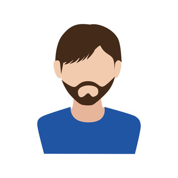 man guy boy person beard face head icon vector graphic