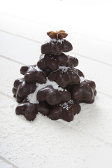 Chocolate gingerbread star 