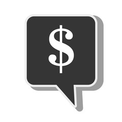 communication think money business icon vector graphic