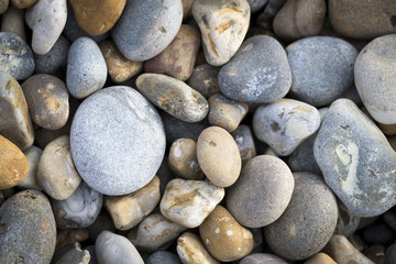 Sea shore pebbles