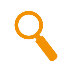 magnifying glass search icon vector graphic