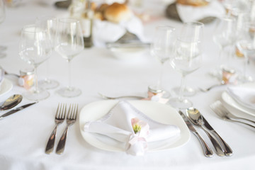 Wedding table decoration