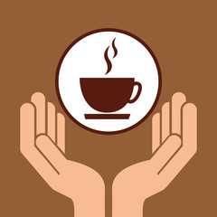 hand holding coffee