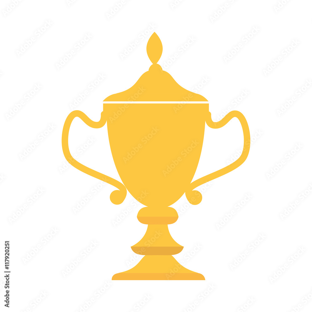 Wall mural cup trophy award icon vector graphic