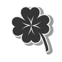 clover lucky plant icon vector graphic