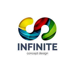 Infinite logo business branding icon