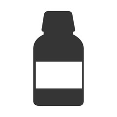 remedy recipient drugs medicine bottle icon vector graphic