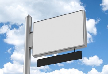 Outdoor Advertising Displays. Rolling Poster Display 3D Illustration. Advertising Industry Object.