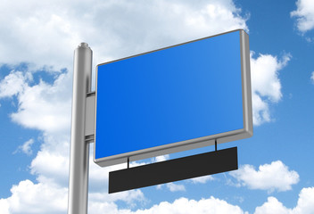 Fototapeta premium Outdoor Advertising Displays. Rolling Poster Display 3D Illustration. Advertising Industry Object.