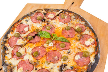 pizza isolated on white
