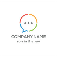 Chat Bubble Logo Vector