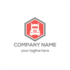 Logistic Truck Logo Vector
