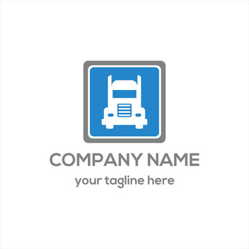 Logistic Truck Logo Vector