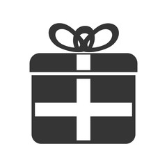 gift box package icon vector graphic