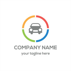 Classic Car logo vector