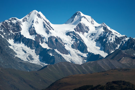 Peak Belukha in Altai mountains, Central Asia
