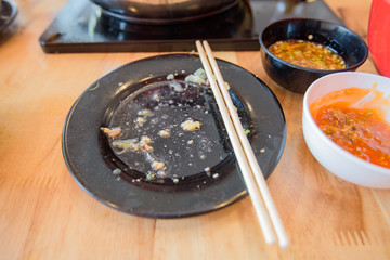 empty plate