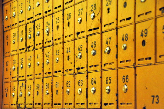 Klaipeda (Memel) - Postf&auml;cher auf der Hauptpost