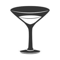 martini beverage drink alcohol icon vector graphic