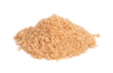 sugar on white background