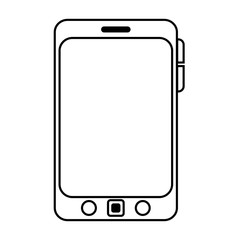 smartphone screen mobile icon vector graphic