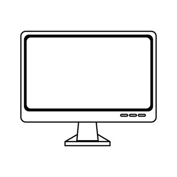 monitor pc computer device technology electronic vector graphic