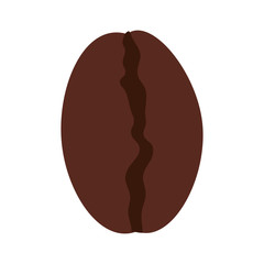 coffee beans grain cafe icon vector graphic