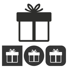 Gift Box - vector icon.
