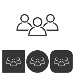 People - vector icon.