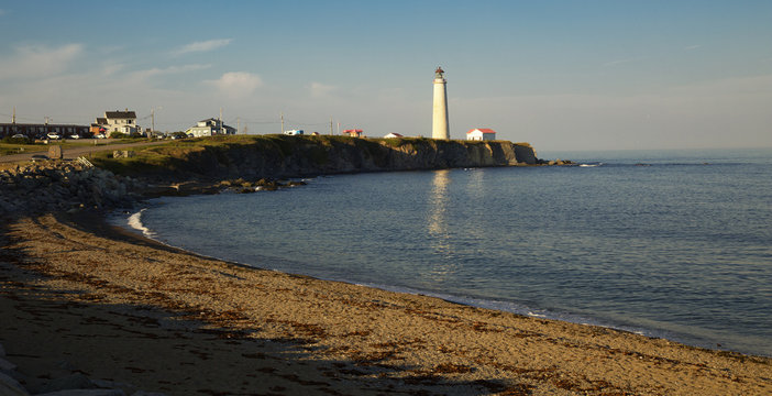 La Martre lighthouse in Gaspesie, Quebec