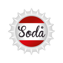 cap soda drink icon vector graphic