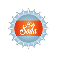 cap soda light drink icon vector graphic