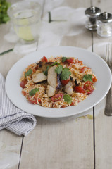 Mexican chicken with rice