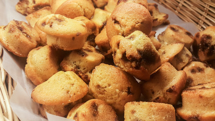 Muffin vanilla coffee