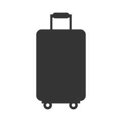 bag case travel modern baggage suitcase vacation vector graphic isolated and flat illustration