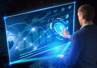 Business, Technology, Internet and network concept. Technology f