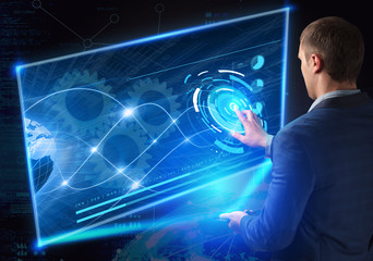 Business, Technology, Internet and network concept. Technology f
