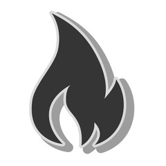 fire flame burn hot heat flaming vector graphic isolated illustration
