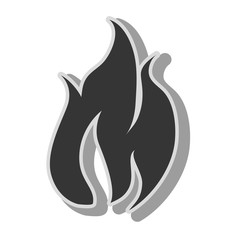 fire flame burn hot heat flaming vector graphic isolated illustration