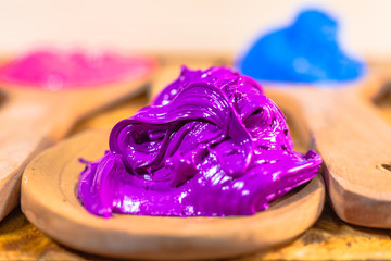 ink or paint for printing on fabric there are several types. The ink used for printing on dark fabric always use plastisol ink. it useful for white fabric too