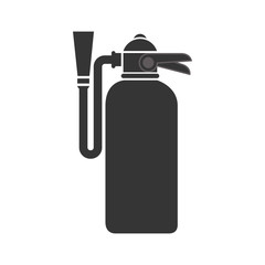 extinguisher fire prevention bottle extinguish foam object vector graphic isolated illustration