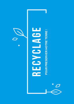 Panneau recyclage