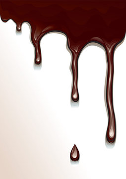 Chocolate background. (vector illustration)