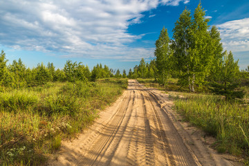 Sandy road