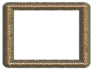 Picture frame generated isolated texture