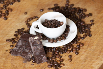 Coffee and chocolate