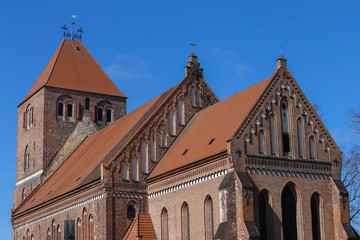 Fototapeta na wymiar St. Marien Kirche in Plau am See