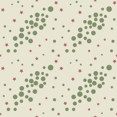 Polka dot seamless pattern