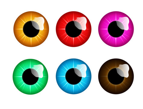 eye iris illustration